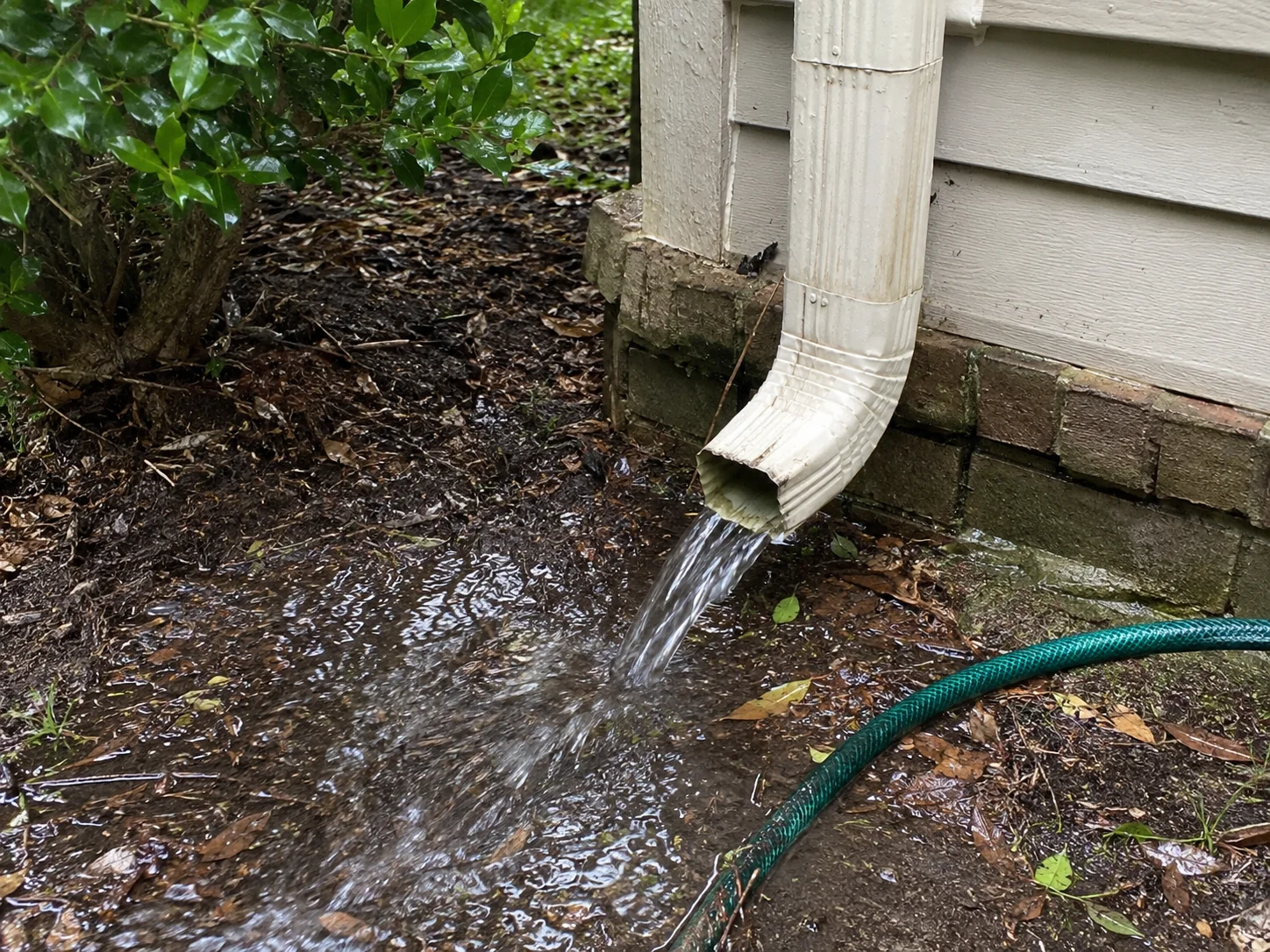 Preston — Downspout Cleaning